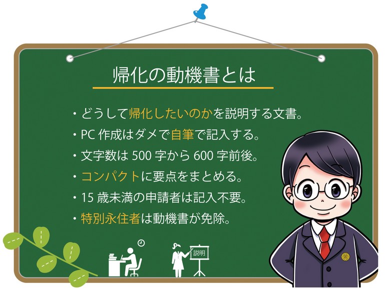 帰化の動機書の例文と書き方のコツ【帰化申請】帰化の動機書の例文